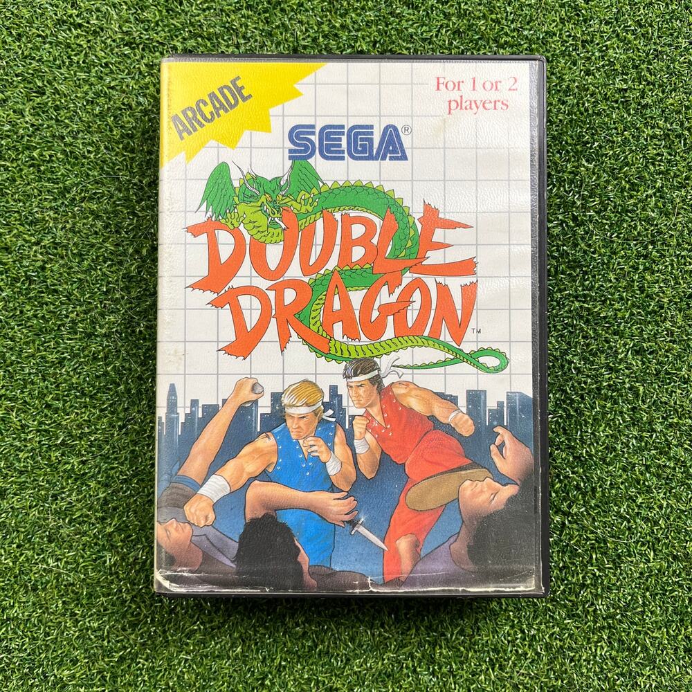 Double Dragon Sega Master System Game And Case